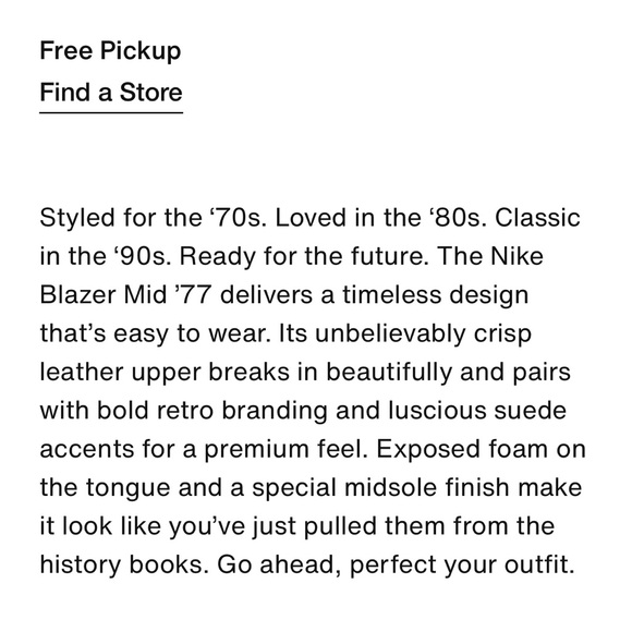 Nike Blazer Mid ‘77 Casual Shoes - Picture 8 of 9